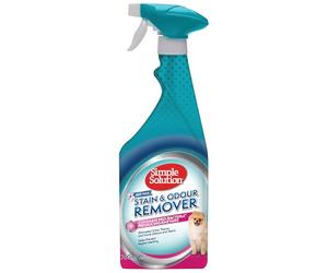 Simple Solution Pet Stain e Odor Remover, Detergente enzimatico con potere detergente pro-batterio, Brezza primaverile