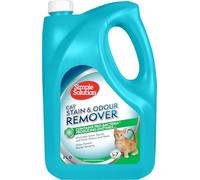Simple Solution Smacchiatore e Odori per Gatti - Detergente enzimatico con potere pulente dei pro-batteri - 4 litri