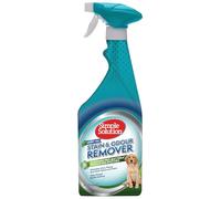 Simple Solution Smacchiatore per animali domestici e odori | Detergente enzimatico con potere pulente dei pro-batteri | Fresco di foresta pluviale 750ml