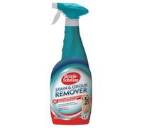 Simple Solution Smacchiatore per cani e odori - Detergente enzimatico con potere pulente dei pro-batteri - 750ml