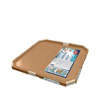 Simple Solution Supporto per cani, vassoio portatile per addestrare animali domestici e cuccioli, 53 x 53 cm, Beige