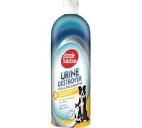 Simple Solution Urine Destroyer Detergente enzimatico - Rimuove le macchie e gli odori degli animali domestici con potere pulente dei pro-batteri - 4 litri (confezione da 4)