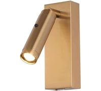 Simple Style Metal Wall Lamp, 3W Led3000K Wall Lamp, Rotatable Angle Wall Lantern, Usb Charging Port Decorated Wall Light, Bedroom Bedside Switch Wall Sconces, Wall-Mounted Lighting Fixtures (S/C