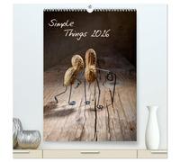 Simple Things 2026 (hochwertiger Premium Wandkalender 2026 DIN A2 hoch), Kunstdruck in Hochglanz: Kleine Geschichten mit Erdnussmännchen