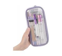 simple transparent pencil case girls stationery box