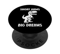 Simple tyrannosaurus dinosaur Funny quote short arms t-rex PopSockets PopGrip Adesivo