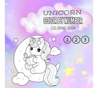 Simple Unicorn Color By Number Coloring Book