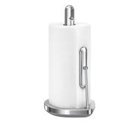 simplehuman Braccio di tensione porta rotolo da cucina, autoportante, facile da strappare, base ponderata resistente (adatto per rotoli da cucina da 23-28 cm), acciaio inossidabile spazzolato, KT1203