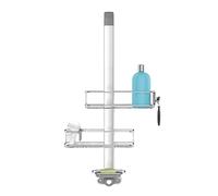 Simplehuman Accessori da bagno - Mensola sospesa per doccia, regolabile, acciaio inox BT1101