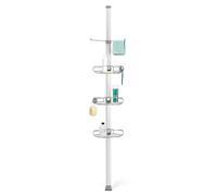 simplehuman, contenitore a pressione per doccia grande, si estende da 1,8 m a 2,7 m