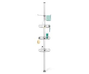 simplehuman, contenitore a pressione per doccia grande, si estende da 1,8 m a 2,7 m