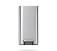 simplehuman Pattumiera da bagno in acciaio inox spazzolato, profilo sottile, 5 litri