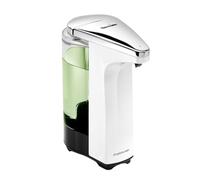 simplehuman ST1018 erogatore con sensore, plastica bianca, 237 ml