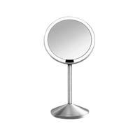 simplehuman ST3004 specchio con sensore pieghevole, acciaio inox spazzolato