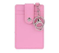 SimpleLife in pelle morbida Travel Card Bus Pass carta di credito ID Card Cover caso portafoglio con portachiavi strumento portachiavi