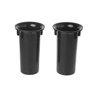 SimpleLife Subwoofer Woofer Diffusori Connettori Connettori Tube Inverter Speaker Vent Nero Set di 2, Nero, 5.3cmx10cm