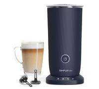 SIMPLETASTE Montalatte Elettrico 4 in 1, Cappuccinatore Elettrico Automatico per Schiuma Calda e Fredda, Scaldalatte per Cappuccino, Latte, Macchiato e Cioccolata Calda