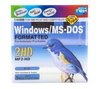 SIMPLETEK - 1 x Maxell Floppy Disk 3,5" 1.4MB MF2-HD, Compatibile con MS-DOS e Windows, Colore Blu (Singolo)