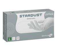 SIMPLETEK - 100 x Guanti Monouso in Lattice Naturale Bianchi Taglia L Large Latex Bianco Non-Sterile DPI Laboratori Medici con Talco (1 confezione)