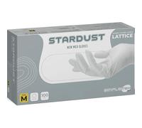 SIMPLETEK - 100 x Guanti Monouso in Lattice Naturale Bianchi Taglia M Medium Latex Bianco Non-Sterile DPI Laboratori Medici con Talco (1 confezione)