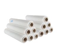 SIMPLETEK - 12 x Rotoli Bobina Film Estensibile Bianco 50cm 2,2kg 160m 30 Micron Imballaggi Professionali (12 pezzi)