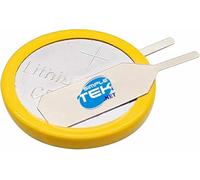 SIMPLETEK - 3X Batteria BIOS CR1220 Gialla - CMOS Time Battery 3 V - 40 mAh (Confezione da 3)
