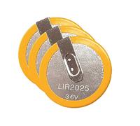 SIMPLETEK - 3x LIR2025 Batteria Pila 3,6V per Telecomando Chiave E46 E39 X3 X5 E38 E39 Ricaricabile