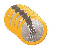SIMPLETEK - 5x Batteria Pila LIR2025 3,6V, Compatibile con Telecomando Chiave per E46, E39, X3, X5, E38