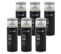 SIMPLETEK - 6X Bomboletta Vernice Spray Copertura Primer Grigio Carrozzeria Ancorante Metalli 400ml V400Primer3 (6 pezzi)