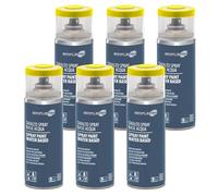 SIMPLETEK - 6X Bomboletta Vernice Spray Giallo Cadmio Base Acqua Smalto Multimateriale Legno Plastica Metallo RAL 1021 B4001021 (6 pezzi)