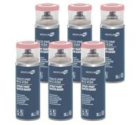 SIMPLETEK - 6X Bomboletta Vernice Spray Rosa Chiaro Base Acqua Smalto Multimateriale Legno Plastica Metallo RAL 3015 B4003015 (6 pezzi)
