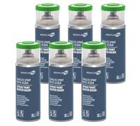 SIMPLETEK - 6X Bomboletta Vernice Spray Verde Prato Base Acqua Smalto Multimateriale Legno Plastica Metallo RAL 6018 B4006018 (6 pezzi)