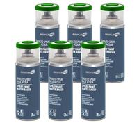 SIMPLETEK - 6X Bomboletta Vernice Spray Verde Primavera Base Acqua Smalto Multimateriale Legno Plastica Metallo RAL 5012 B4005012 (6 pezzi)