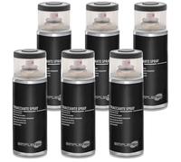 SIMPLETEK - 6X Bombolette Spray Marker Nero Tracciante per Tracciatura Muratura Asfalto Pavimenti Alta Visibilità V401N 400 ml (Kit da 6 pezzi)