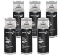 SIMPLETEK - 6x Bombolette Spray Vernice per Ferro Grigio chiaro V400MIC.2 Metallo Ringhiere Cancello Garage 400 ml Universale (Kit da 6 pezzi)