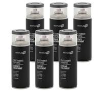SIMPLETEK - 6X Smalto Antiruggine Per Metalli Spray Grigio Trattamento Superfici Anti Ruggine V400Past1 400ml (6 pezzi)