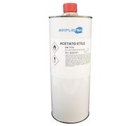 SIMPLETEK - Acetato di Etile 1L per Resine Sintetiche Acriliche Polistirene Restauro