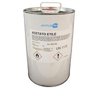 SIMPLETEK - Acetato di Etile 5L per Resine Sintetiche Acriliche Polistirene Restauro (4pezzi, 20L totali)