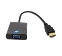 SIMPLETEK - Adattatore Convertitore HDMI maschio > VGA femmina con audio 3,5 mm e alimentazione micro-usb, supporto 1080p 60 hz, plug & play