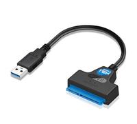 SIMPLETEK - Adattatore USB 3.0 a SATA 2,5″ compatto 5 Gbps per HDD e SSD, plug & play multipiattaforma