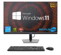 SIMPLETEK - All in One 27” i3 10th Gen Windows 11 Pro | 16GB RAM | 960GB SSD | Aio Full HD con Webcam Pop-Up | Wifi 6 + BT 5.2