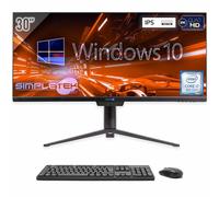 SIMPLETEK - All in One 30” 2K UltraWide | i7 8th | Windows 10 Pro | 16GB RAM 480GB SSD | Wifi 6 + Bluetooth 5.2 e Webcam | Con Base Ruotabile ed Inclinabile