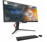 SIMPLETEK All in One 30" Schermo 2K Core i3 16GB SSD 960GB Windows 11 Pro | Ultrawide IPS 21:9 WiFi6 Bluetooth 5 Webcam Integrata PC Desktop Fisso Aio