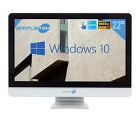 SIMPLETEK All in One AiO Touch Screen | 22” Full HD Core i3 3120M 2.5GHz Windows 10 Pro | 8GB RAM SSD 240GB | Webcam Schermo touch Speaker interni + Mouse Tastiera Wireless | Computer Aziendale