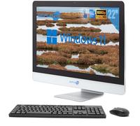 SIMPLETEK All in One AiO Touch Screen | 22” Full HD Core i5 2500T 2.3GHz Windows 11 Pro | 4GB RAM SSD 960GB | Webcam Schermo touch Speaker interni + Mouse e tastiera Wireless | Computer Aziendale