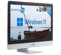 SIMPLETEK All in One AiO Touch Screen | 22” Full HD Core i7 2600S 2.8GHz Windows 11 Pro | 8GB RAM SSD 960GB | Webcam Schermo touch Speaker interni + Mouse e tastiera Wireless | Computer Aziendale