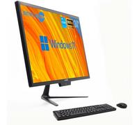 SIMPLETEK - All-In-One i3 24" 16GB 960GB + 2TB SSD Full HD Windows 11 Pro con kit mouse e tastiera wireless | Wifi + Bluetooth | Webcam integrata