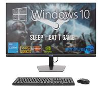 SIMPLETEK - All in One i5 10° Gen AiO 27" Windows 10 Pro 16GB RAM SSD 240GB con GPU GT730 4GB WiFi6 + BT 5.2 + Webcam | Ideale per Editing/Gaming
