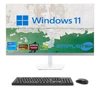 SIMPLETEK - All in One PC Display 27" Windows 11 | Core i5 12°Gen | 8GB RAM DDR4 SSD 240GB | Lavoro, Intrattenimento