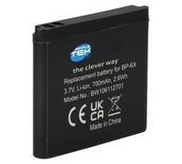 SIMPLETEK - Batteria Ricaricabile Li-Ion BP-6X compatibile conNokia 8800/8801 / Arte/Sirocco - 700mAh 3,7V 2,6Wh